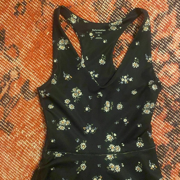 Reformation Bella Workout Dress in Daisy - Picture 4 of 8